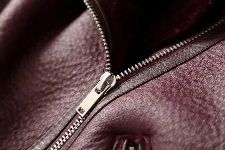 Faux Shearling Aviator Jacket