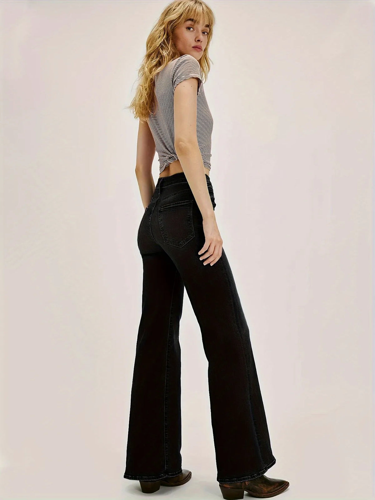 High-Rise Flared Jeans