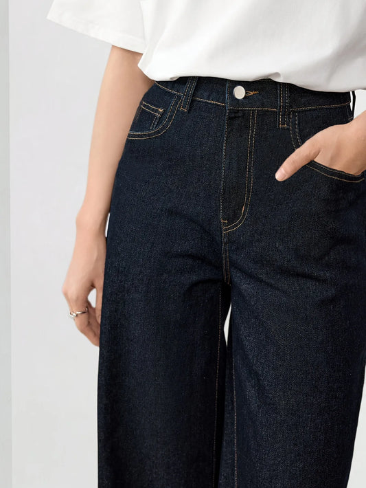 High-Rise Wide-Leg Jeans