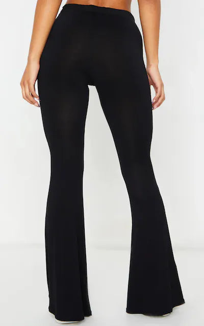 Jersey Flared Trousers