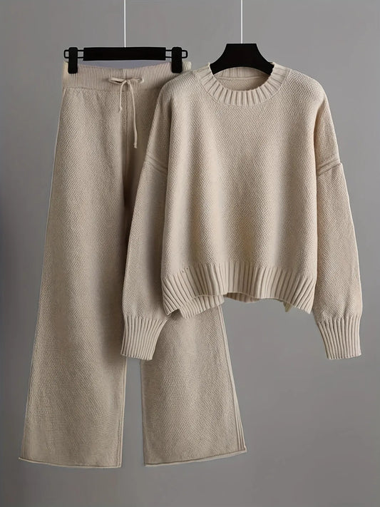 ⏰ LAST DAY SAVE 50% 💥2025 Hot Sale Casual Soft Cashmere Sweater Suit