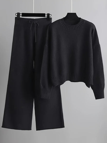 ⏰ LAST DAY SAVE 50% 💥2025 Hot Sale Casual Soft Cashmere Sweater Suit
