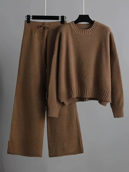 ⏰ LAST DAY SAVE 50% 💥2025 Hot Sale Casual Soft Cashmere Sweater Suit