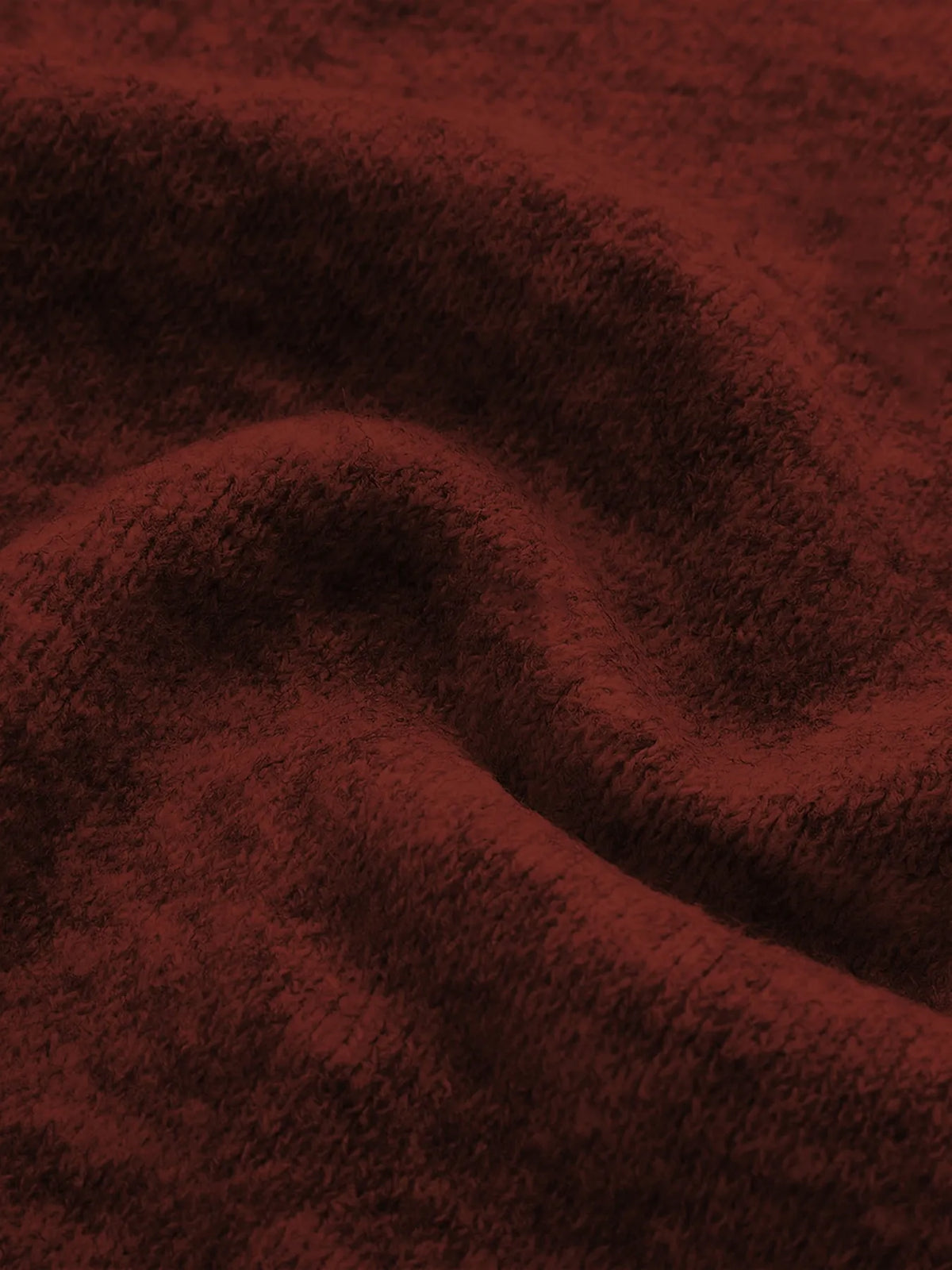 Close-up of dark red fabric texture